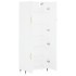 Aparador alto madera contrachapada blanco 69,5x34x180