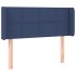 Cabecero con LED de tela azul 93x16x78/88