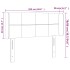Cabecero con LED de tela gris taupe 103x16x78/88