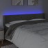 Cabecero con LED de terciopelo gris oscuro 163x16x78/88