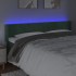 Cabecero con LED de terciopelo verde oscuro 163x16x78/88