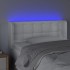 Cabecero con LED cuero sintético blanco 83x16x78/88
