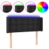 Cabecero con LED cuero sintético negro 93x16x78/88