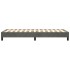 Estructura de cama sin colchón terciopelo gris oscuro 90x190