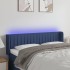 Cabecero con LED de tela azul 147x16x78/88