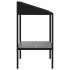 Soporte de plantas acero galvanizado antracita 56,5x54,5x100