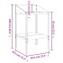 Soporte de plantas acero galvanizado antracita 56,5x54,5x100