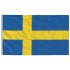 Mástil y bandera de Suecia aluminio 6,23