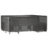 Fundas muebles jardín 2 uds 16 ojales rectangular 300x250x90