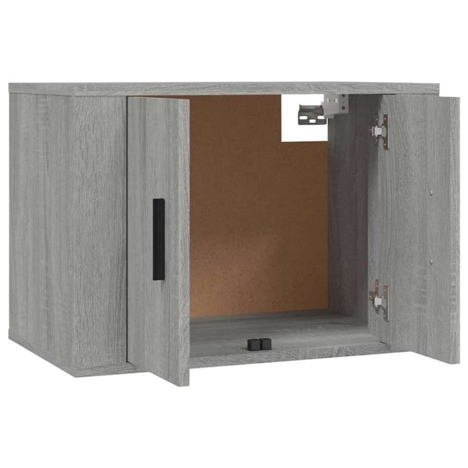 Muebles para TV de pared 2 uds gris Sonoma 57x34,5x40