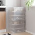 Cajas de almacenaje apilables 6 uds plástico 10