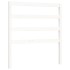 Estructura de cama sin colchón madera maciza blanca 90x190