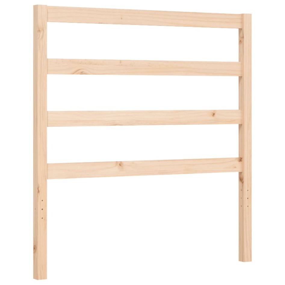 Estructura de cama sin colchón madera maciza de pino 90x200