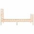 Estructura de cama sin colchón madera maciza de pino 90x200