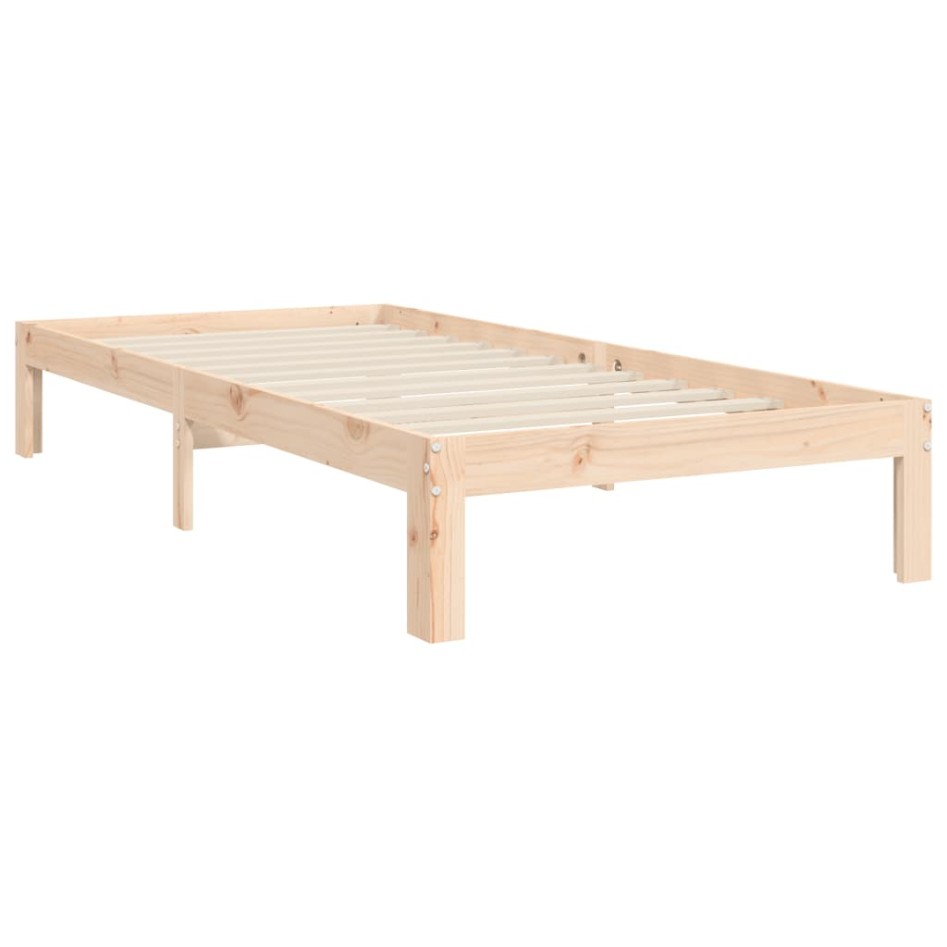 Estructura de cama con cabecero madera
