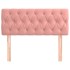 Cabecero de terciopelo rosa 100x7x78/88