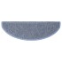 Alfombrilla autoadhesiva escalera sisal 15 uds azul 56x17x3