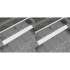 Desagüe ducha lineal 2 pzs burbuja 930x140 mm acero