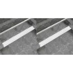 Desagüe ducha lineal 2 pzs burbuja 930x140 mm acero inoxidable
