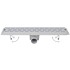 Desagüe ducha lineal 2 pzs burbuja 930x140 mm acero