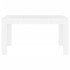 Mesa de comedor de madera contrachapada blanco 140x74,5x76