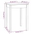 Mesa de comedor madera maciza de pino 55x55x75