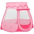 Tienda de juegos para niños con 250 bolas rosa 102x102x82