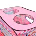 Tienda de juegos para niños con 250 bolas rosa 70x112x70