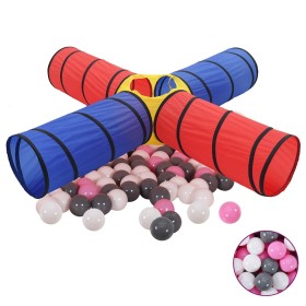 Túnel de juegos para niños con 250 bolas