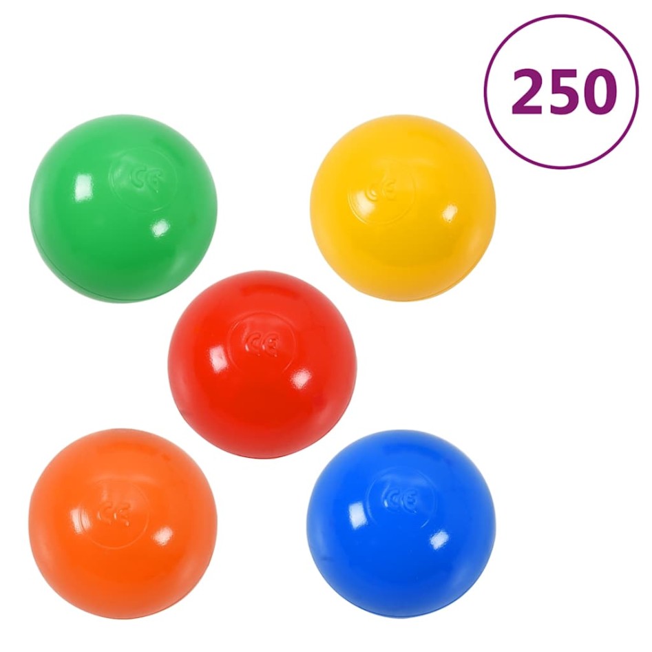 Tienda de juego de niños con 250 bolas multicolor