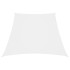 Toldo de vela trapezoidal tela oxford blanco 4/5x4