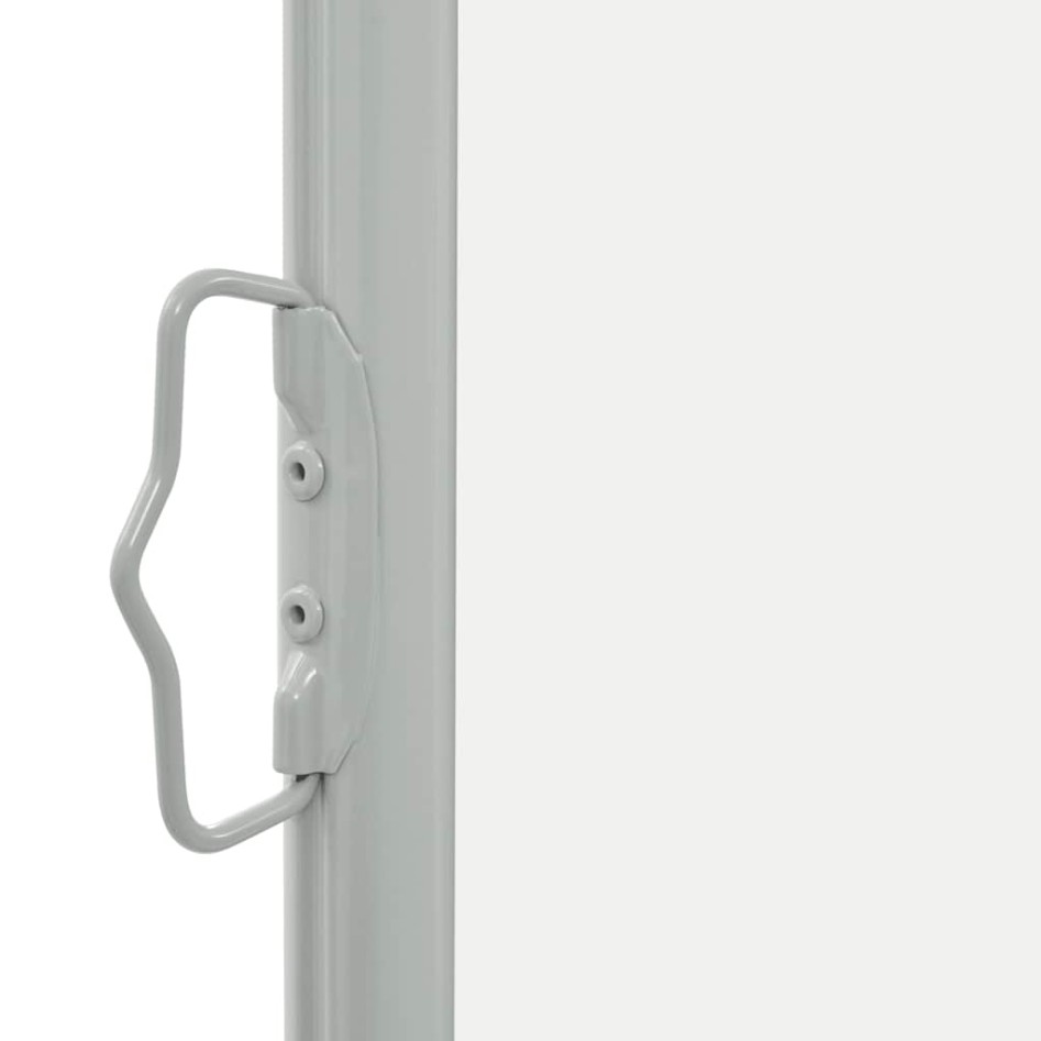 Toldo lateral retráctil de jardín color crema 80x300