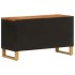 Mueble de TV madera de mango marrón negro 80x31,5x46