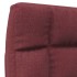 Tumbona de suelo plegable de tela rojo vino