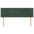 Cabeceros 2 unidades terciopelo verde oscuro 72x5x78/88