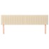 Cabeceros 2 unidades de tela color crema 100x5x78/88