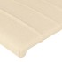 Cabeceros 2 unidades de tela color crema 100x5x78/88