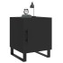 Mesitas de noche 2 uds madera de ingeniería negro 40x40x50
