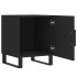 Mesitas de noche 2 uds madera de ingeniería negro 40x40x50