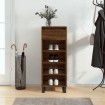 Mueble zapatero madera contrachapada roble marrón 40x36x105 cm