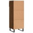 Mueble zapatero madera contrachapada roble marrón 40x36x105