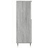 Aparador alto de madera contrachapada gris Sonoma 60x36x110