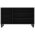 Mueble zapatero madera contrachapada negro 102x36x60