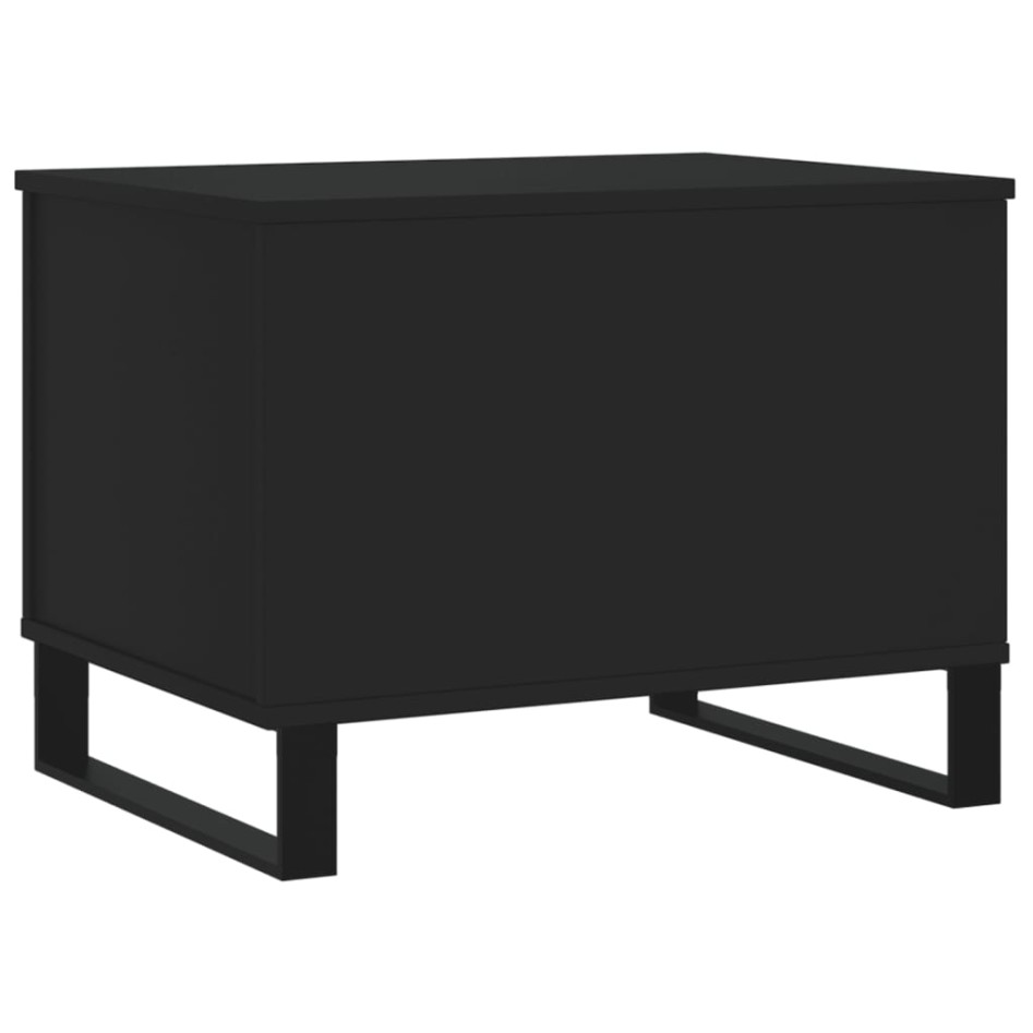 Mesa de centro madera contrachapada negro 60x44,5x45