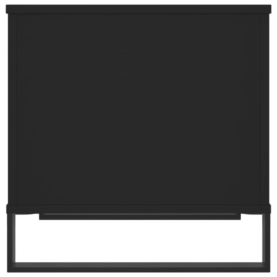 Mesa de centro madera contrachapada negro 60x44,5x45