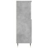 Aparador alto madera contrachapada gris hormigón 60x36x110