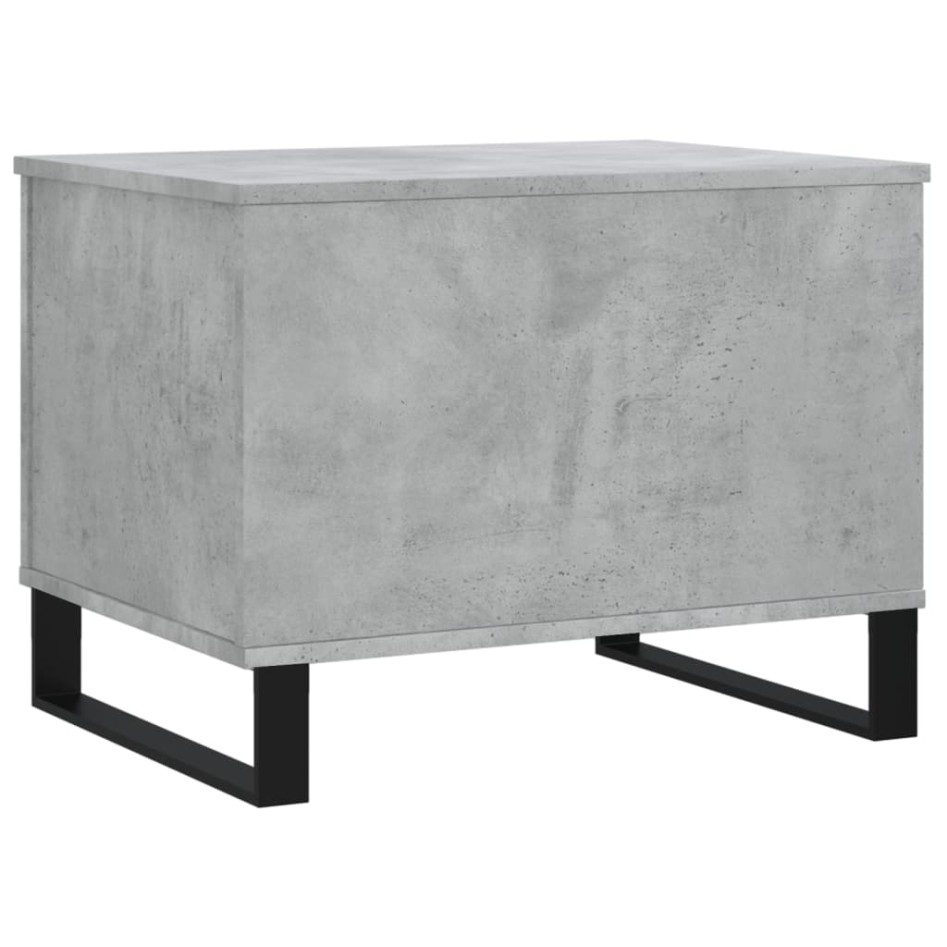 Mesa de centro madera contrachapada gris hormigón 60x44,5x45