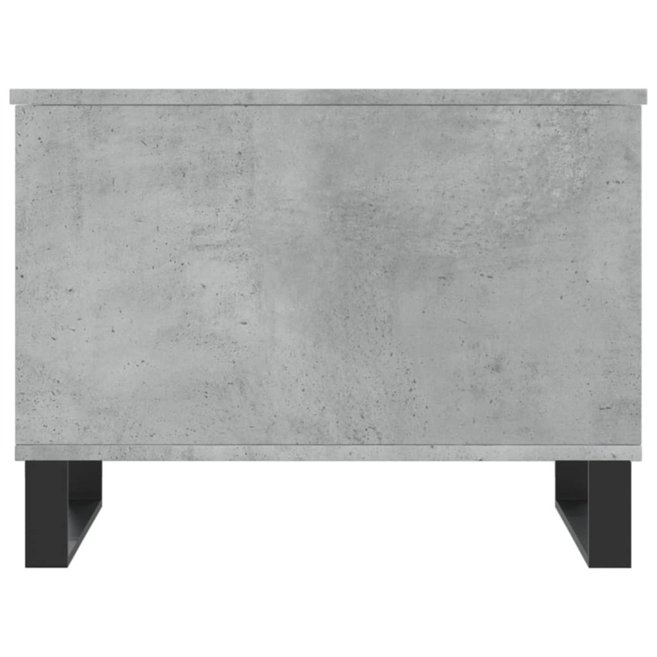 Mesa de centro madera contrachapada gris hormigón 60x44,5x45