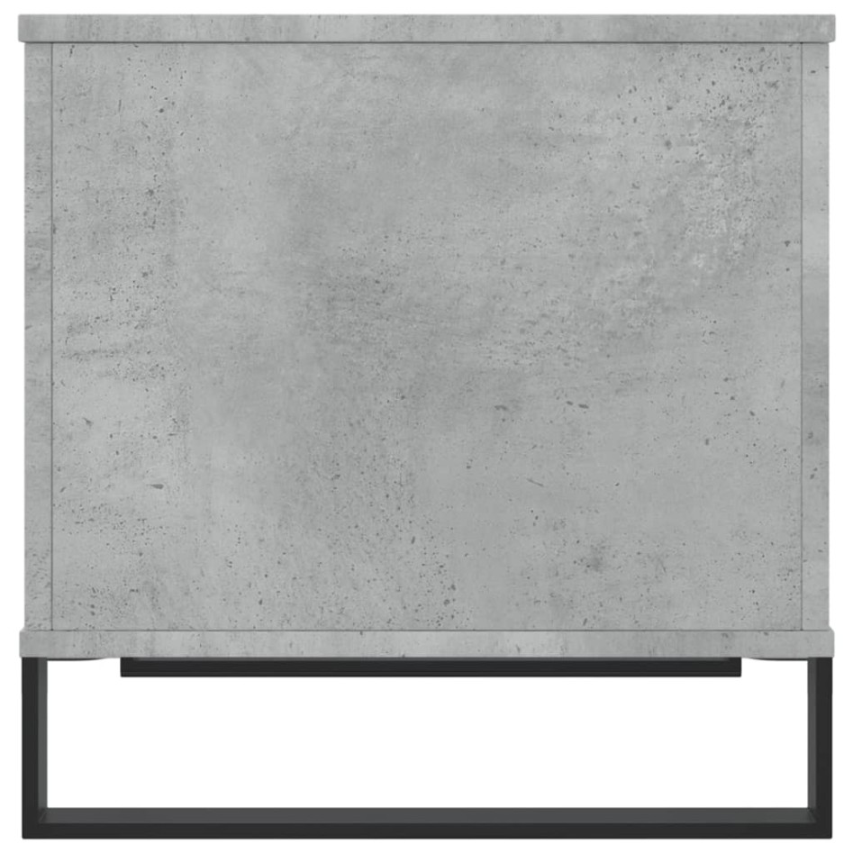Mesa de centro madera contrachapada gris hormigón 60x44,5x45