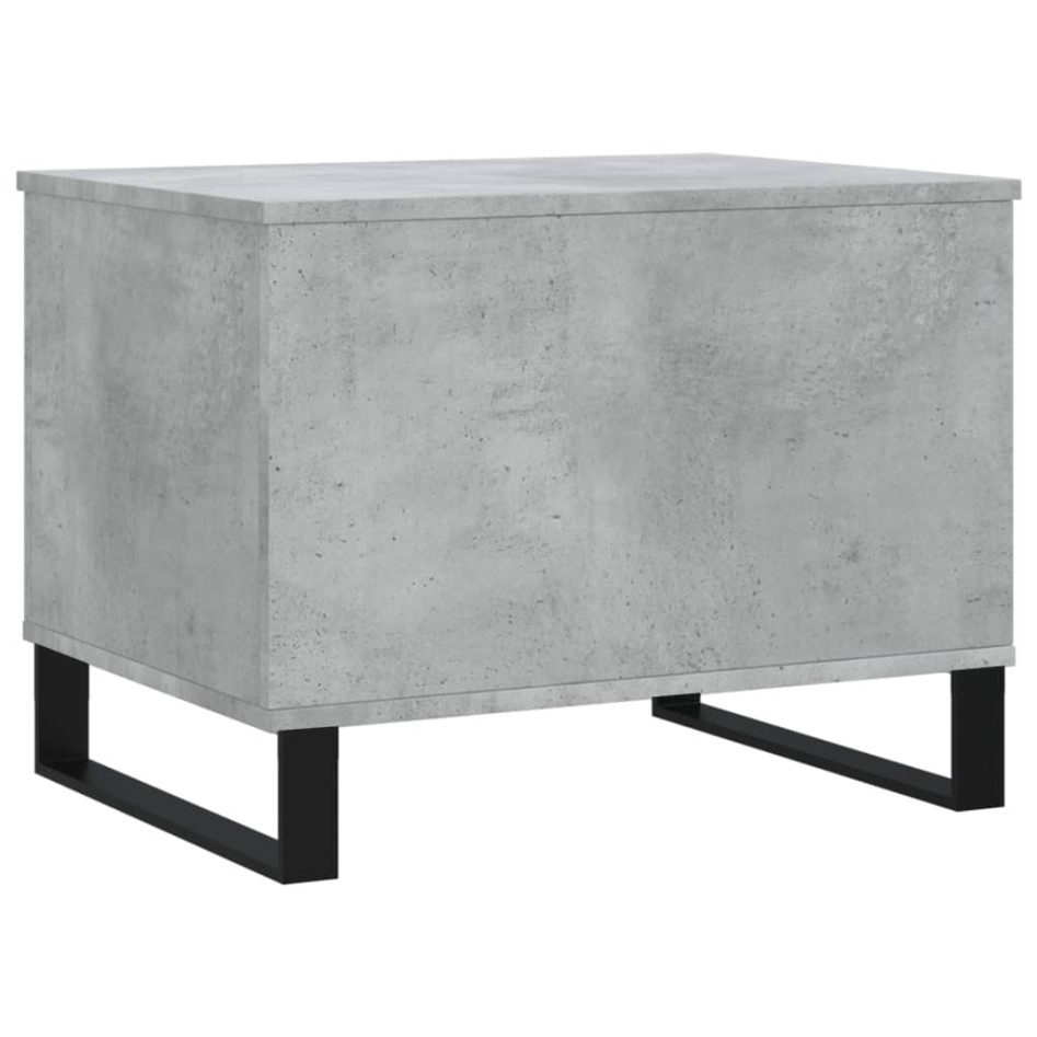 Mesa de centro madera contrachapada gris hormigón 60x44,5x45